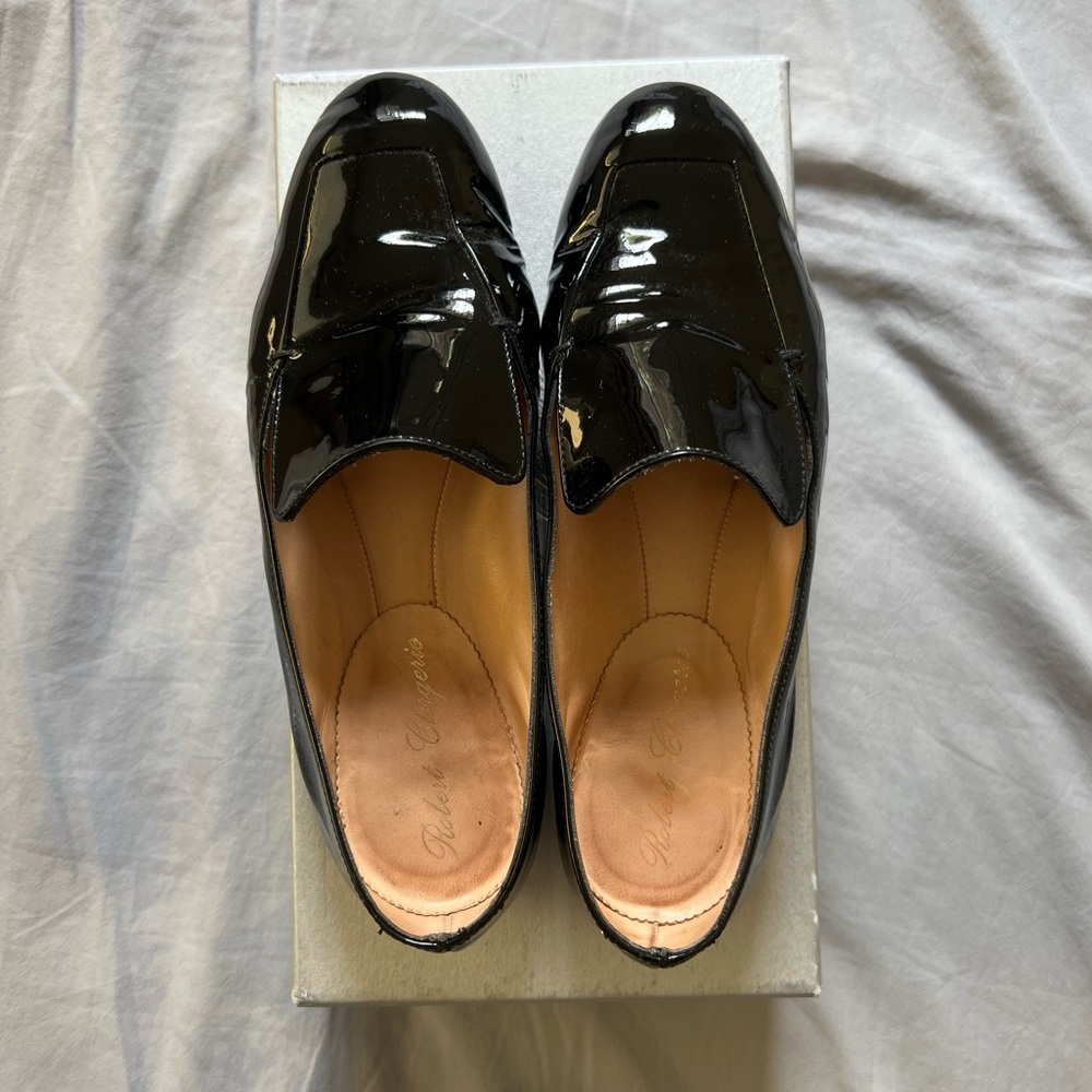 Robert Clergerie 🖤Black Patent Leather Loafers